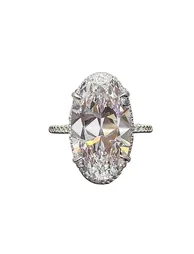 Embellished Oval Cut Ring - 2