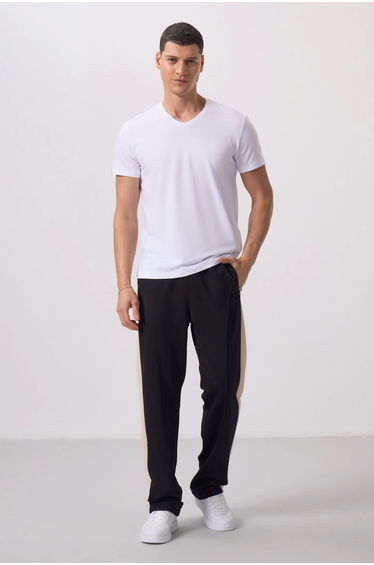 TOMMY Men's Cotton Elastane V-Neck T-Shirt