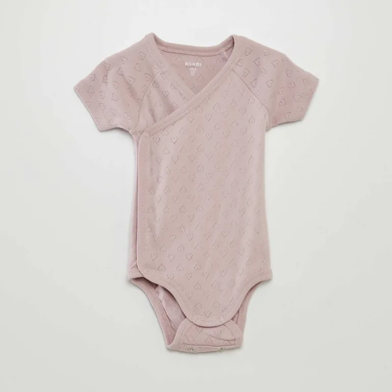 Pack of 3 ribbed bodysuits PINK - 3