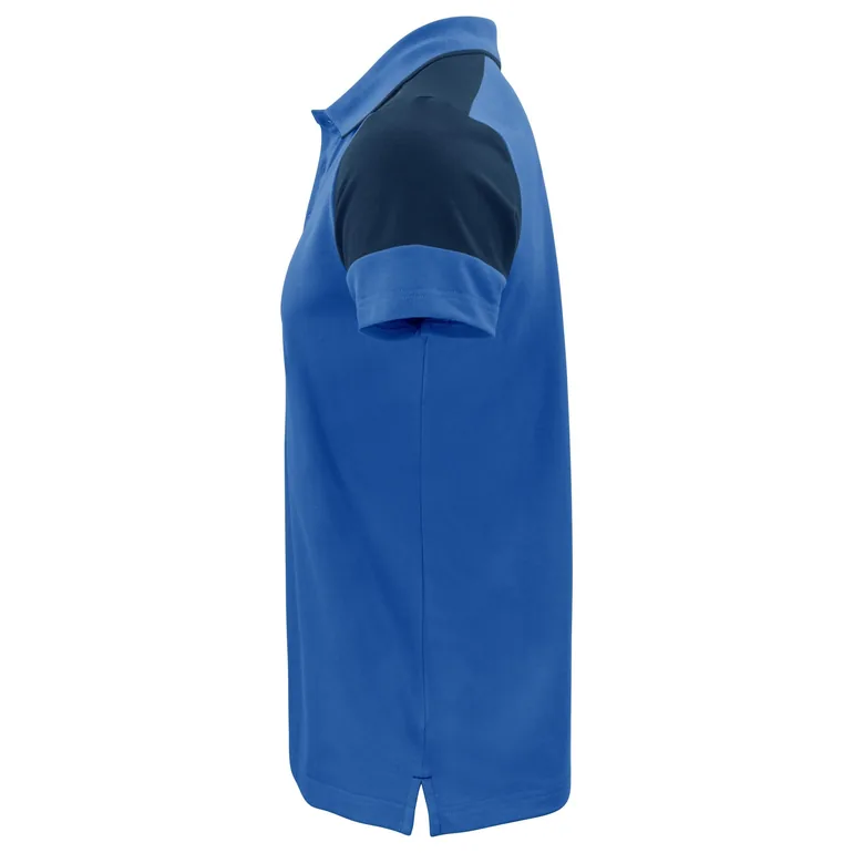 Printer Mens Prime Contrast Polo Shirt - Cobalt/Navy - 2