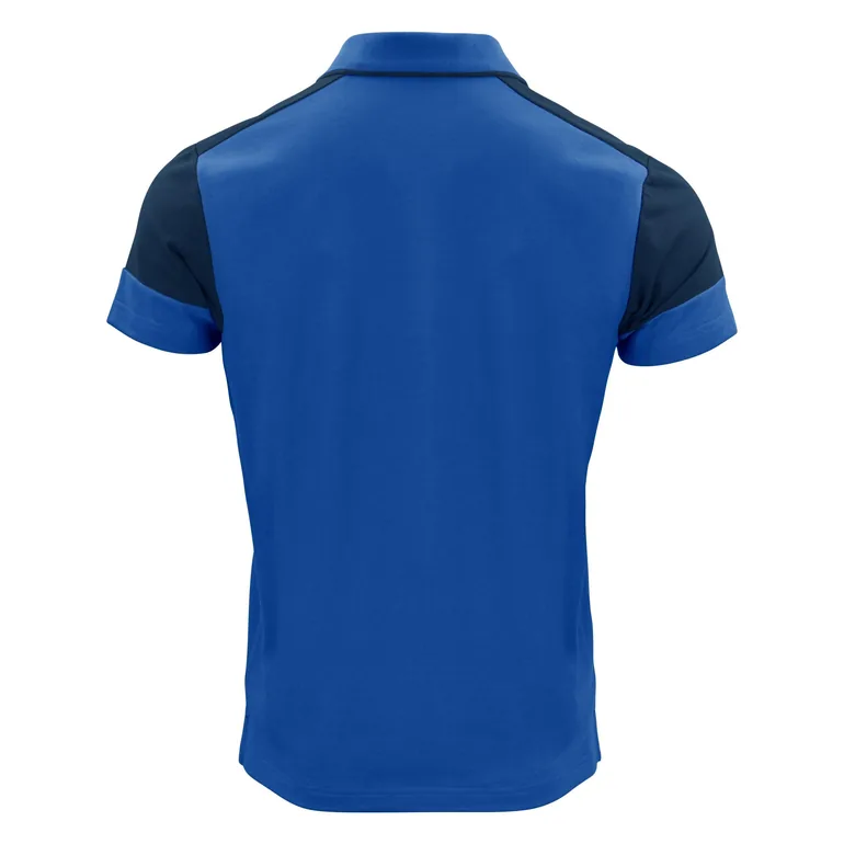 Printer Mens Prime Contrast Polo Shirt - Cobalt/Navy - 1