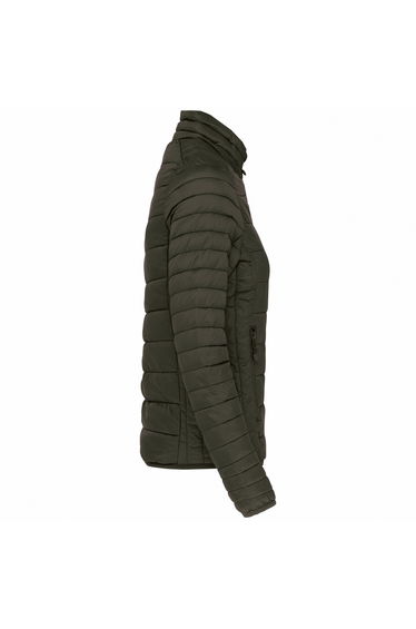 Kariban Womens/Ladies Lightweight Padded Jacket - Dark Khaki product thumbnail 3