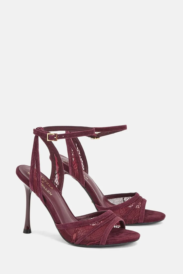 Carvela X Karen Millen Eliza High Heel Suede Sandal - 1