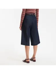 Pleat Front Bermuda Shorts - 4