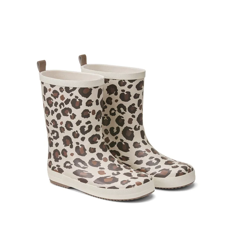Kids Leopard Print Wellies