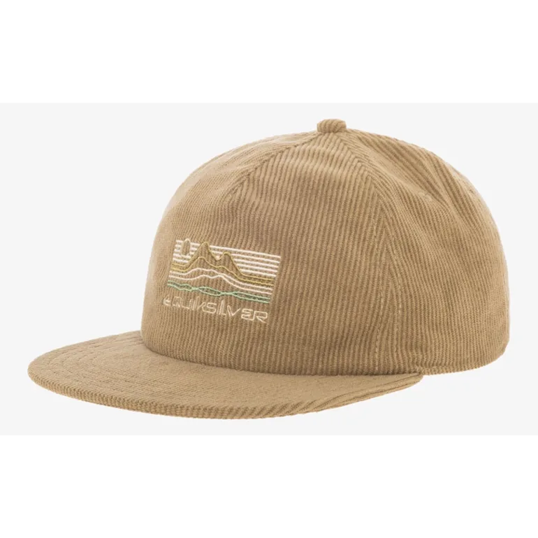 Quiksilver Mens Bluff Shade Snapback Adjustable Flat Bill Visor Baseball Cap
