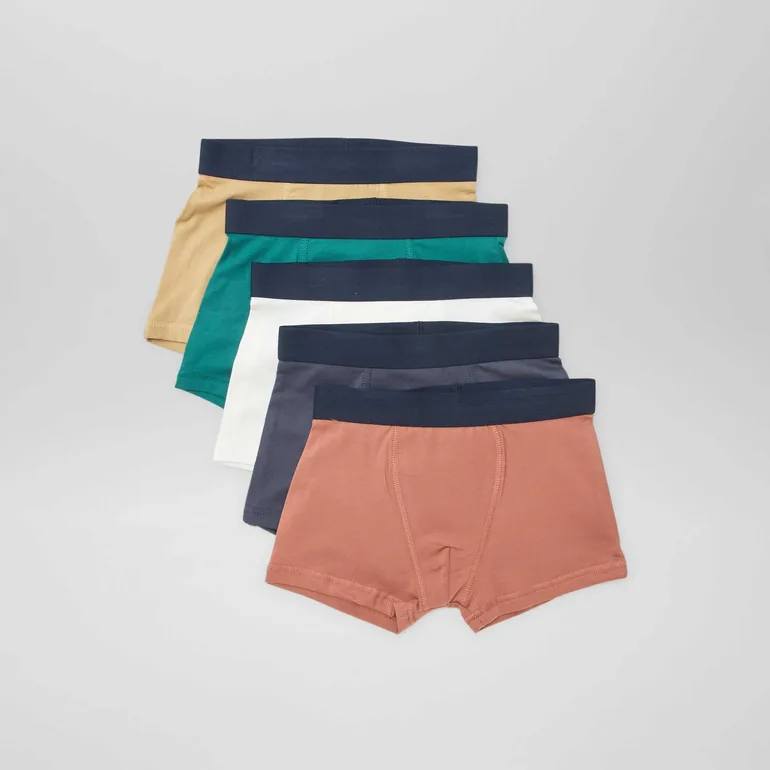 5 plain boxers WHITE - 1