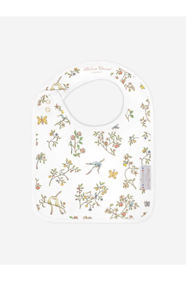 Baby Satin In Bloom Bib in Blue product thumbnail 2