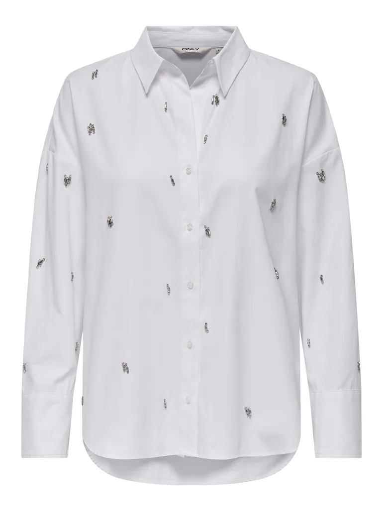 ONLOREGON LIFE LS EMBELISHMENT SHIRT WVN
