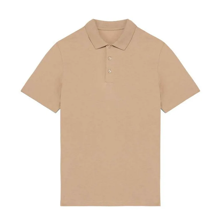 Native Spirit Mens Jersey Polo Shirt - Wet Sand