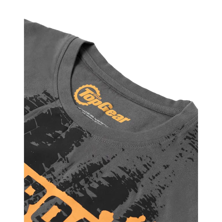 Top Gear  Off Road Thinking Short-Sleeved T-Shirt - Grey - 3