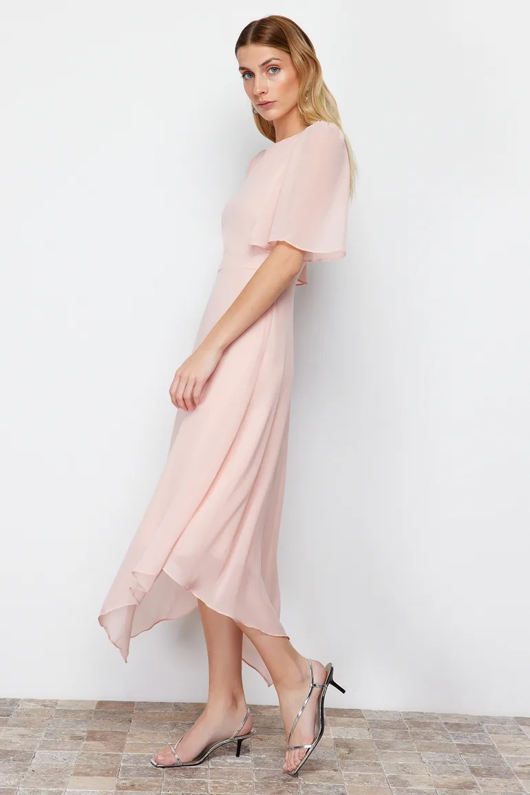 Powder Woven Dress - 1