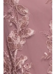 Goddiva Halter Neck High And Low With Lace Midi - 4