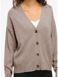 Buttoned V-Neck Cardigan - 3