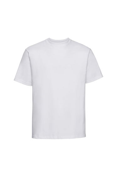 Russell Mens Classic Combed Cotton Heavyweight T-Shirt - White
