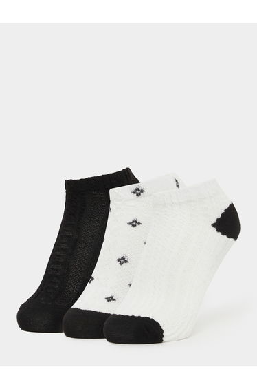 Set of 3 - Printed Ankle Socks