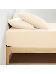 شرشف سرير قطن بحواف مطاطية إرتفاع 25سم - 1