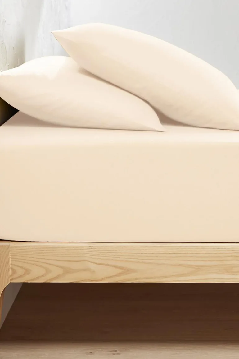 شرشف سرير قطن بحواف مطاطية إرتفاع 25سم