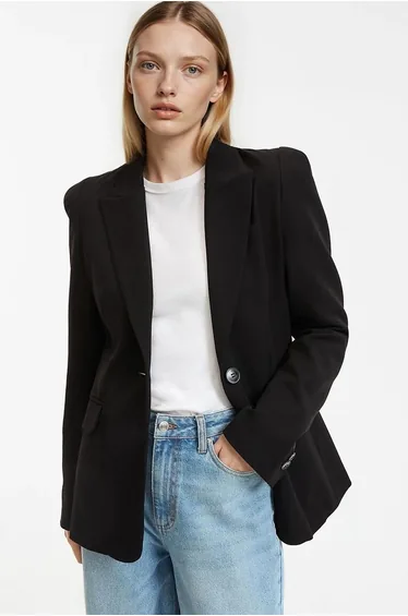 Long Fitted Blazer