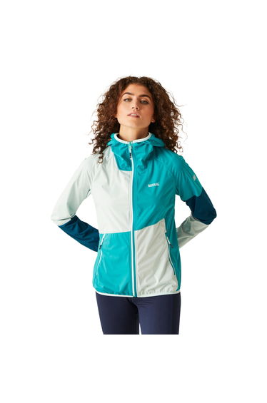 Regatta Womens/Ladies Tarvos VI Waterproof Jacket - Tahoe Blue/Bleached Aqua