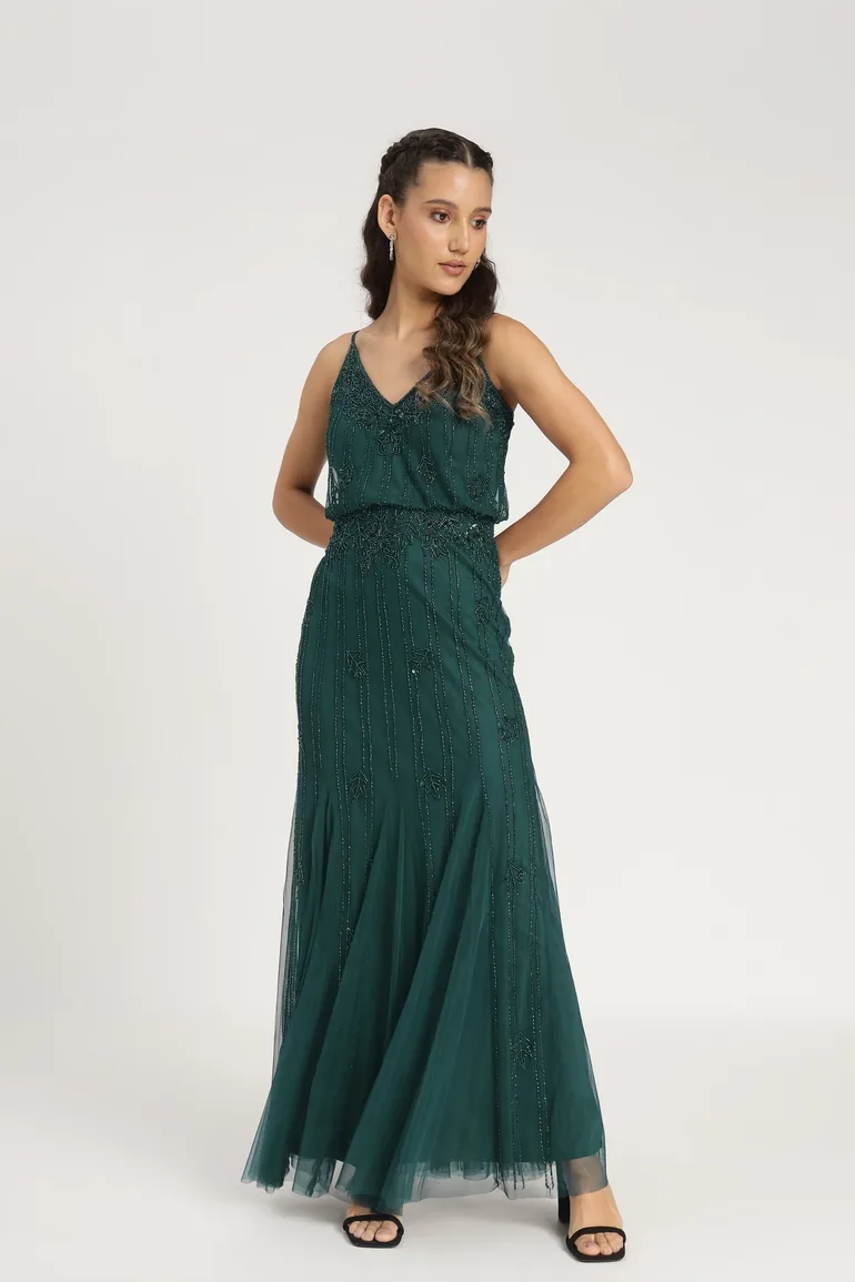 Shop Keeva Green Bridesmaid Dress Online in Qatar