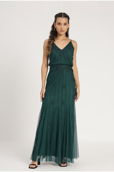 Keeva Green Bridesmaid Dress