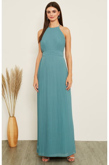 TFNC Serene Native Green Maxi Dress