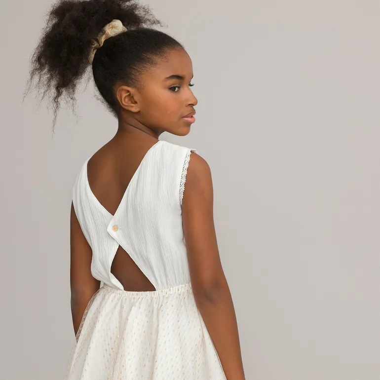 Sleeveless Party Dress - 1