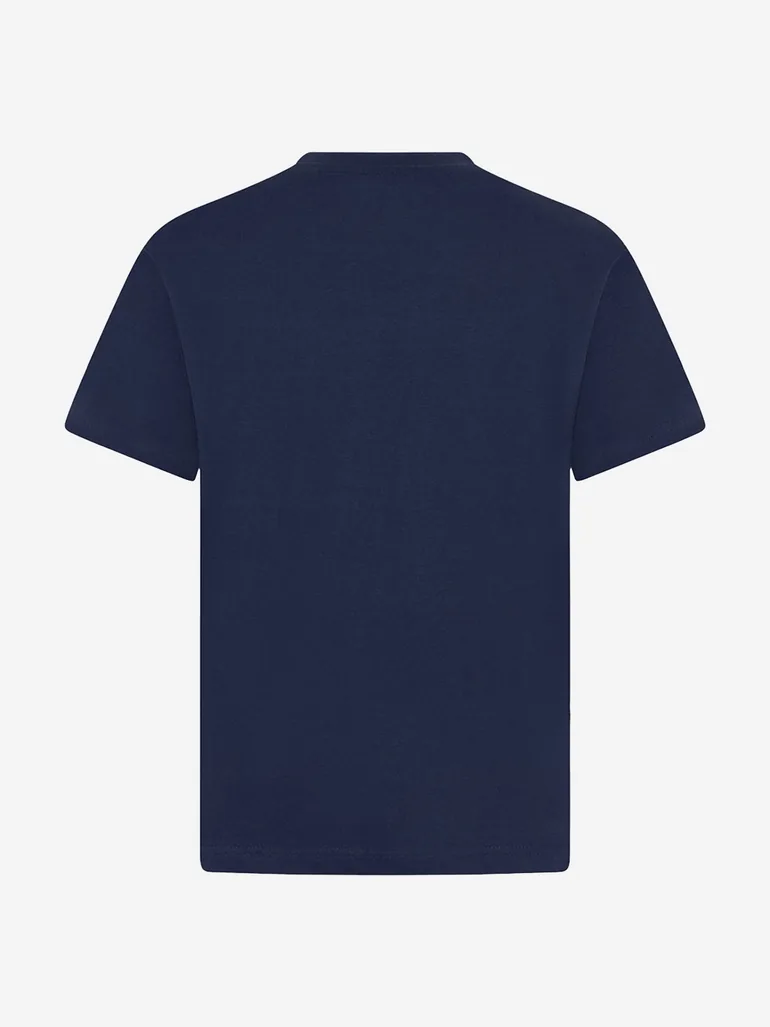 Zeco Kids School Crew Neck T-Shirt (Twin Pack) in Navy