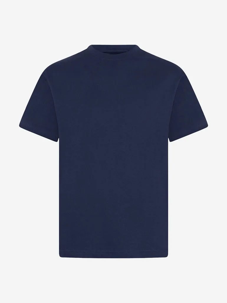 Zeco Kids School Crew Neck T-Shirt (Twin Pack) in Navy - 2