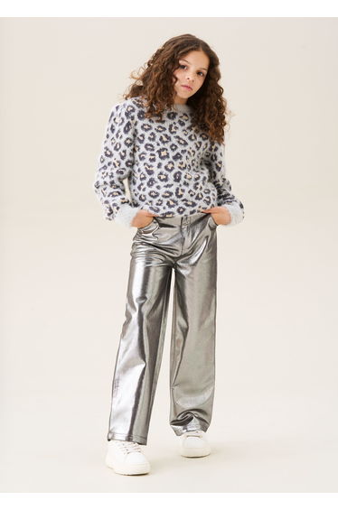Ginny Leopard Eyelash Jumper