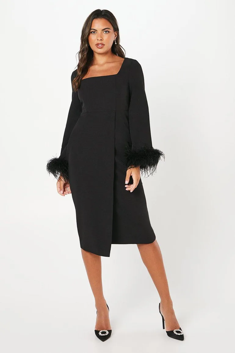 mini dress black lace Fitted Black lace mini dress S / 4 / Black