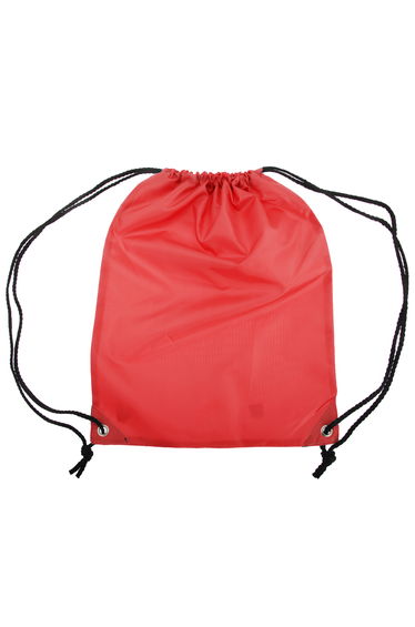 Shugon Stafford Plain Drawstring Tote Bag - 13 Litres (Pack of 2) - Classic Red