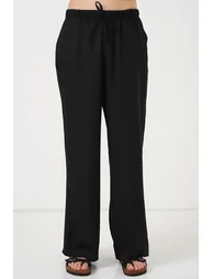 BDART Wide Leg Relaxed Pants with Drawstring - 3