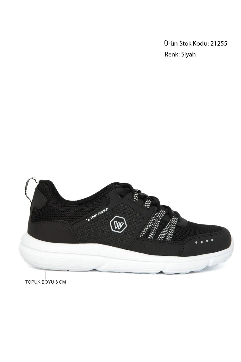 Black Women's Sneaker - 5