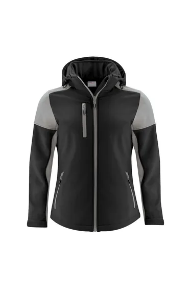 Printer Womens/Ladies Prime Soft Shell Jacket - Black/Anthracite