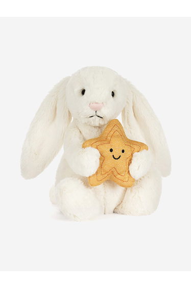 Jellycat Bunny with Star in Ivory (31cm) product thumbnail 2