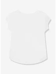 Girls Futura T-Shirt in White - 1
