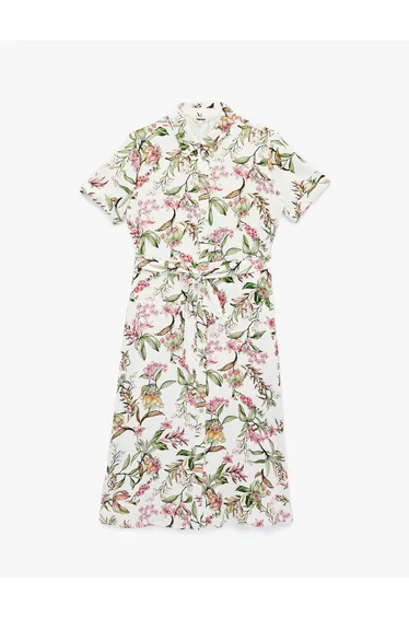 Floral Shirt Dress