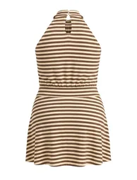Multi Color Knitted Plus Size Dress - 2