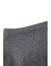 Wardrobe Essentials Anthracite Soft Textured Boat Neck Basic Knitwear Sweater - 5