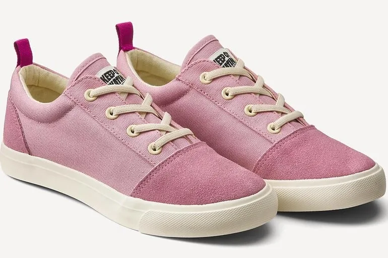 Kids Canvas Trainers with Elasticated Laces