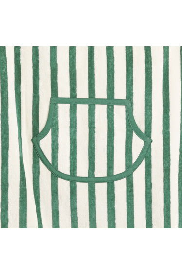 Ayden Striped 100% Cotton Velour Terry Bath Poncho product thumbnail 4