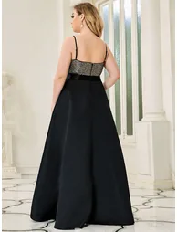 ever ALYNA|Sparkly Bodice High Low Prom Dresses for Women - 2