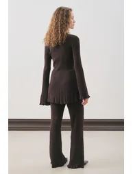 ROLLED RUBBER KNIT TUNIC - 2