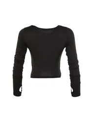 Blouse - Black - Fitted - 6