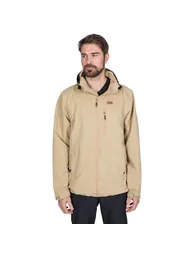 Trespass Mens Weir Waterproof Jacket - Tan - 2