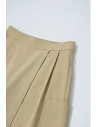 شورت بنمط تنورة بيج بقصة عريضة - 7