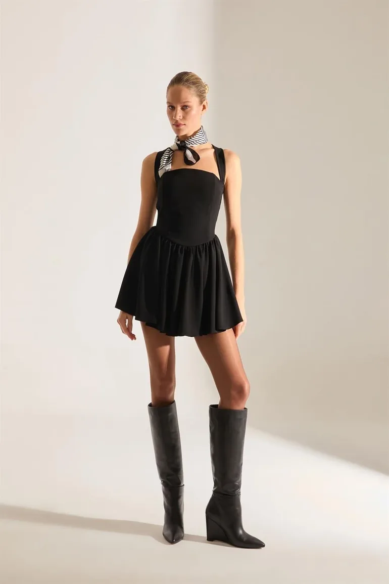 Stella Strappy Mini Dress - 4
