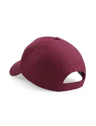 Beechfield Unisex Ultimate 5 Panel Baseball Cap (Pack of 2) - Burgundy - 1
